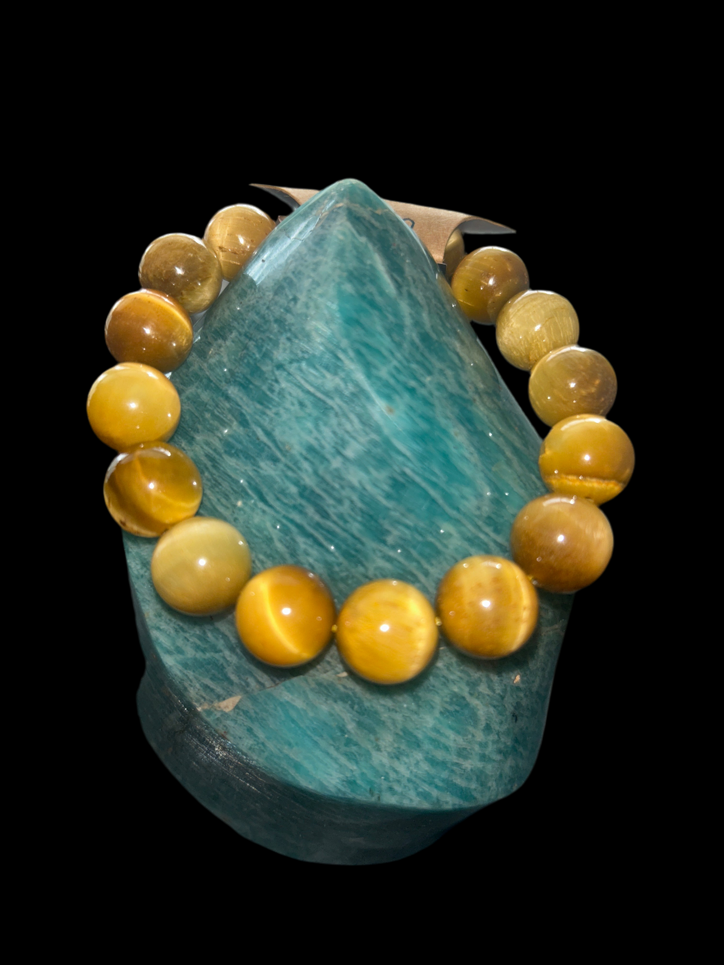 Men’s golden tiger eye bracelet