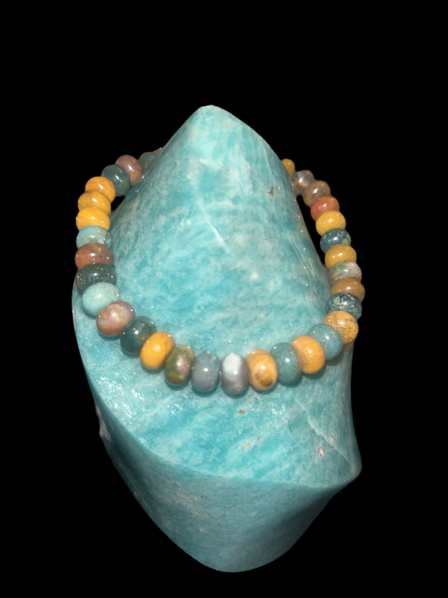 Men’s ocean jasper bracelet